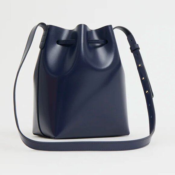 Mansur Gavriel Mini Mini Bucket Bag in Blue - Picture 2 of 9